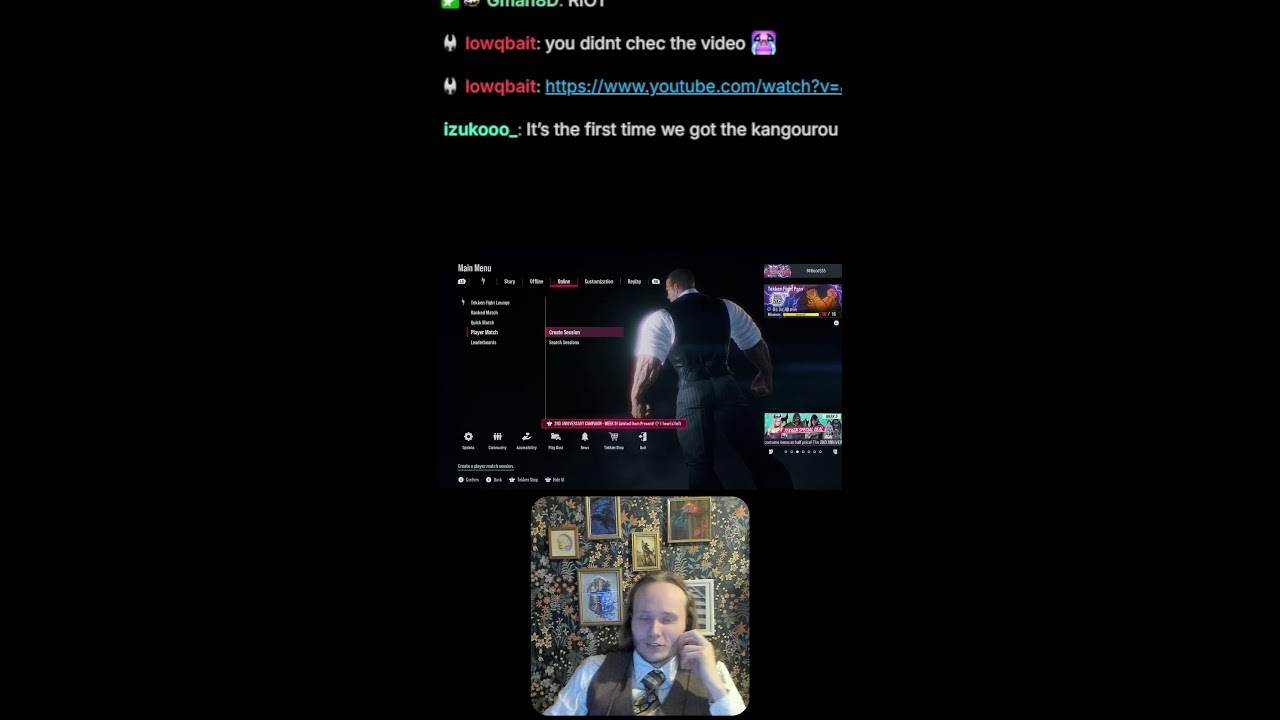 LOBBY GAMES, comfy times Road to 500 subs!  #shorts #tekken8