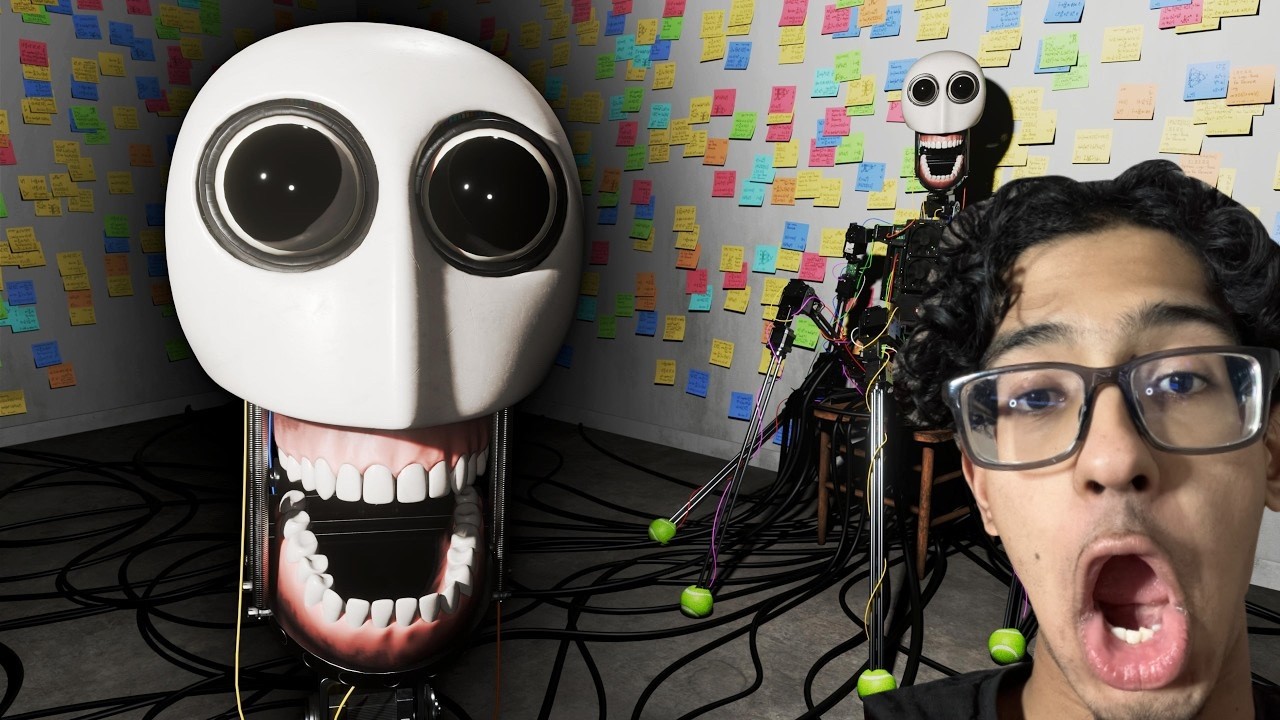 Reacting I Made A Self Aware Robot