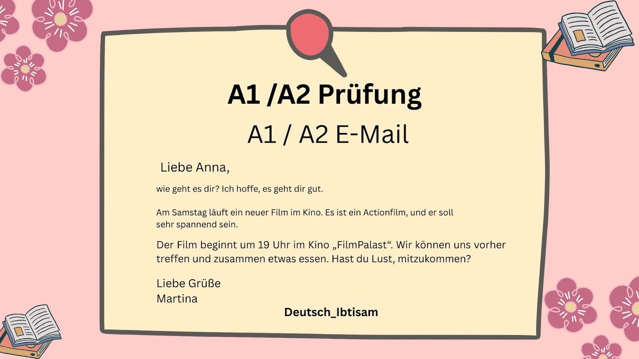 📩 A1/A2 E-Mail schreiben – So geht’s einfach und richtig!
