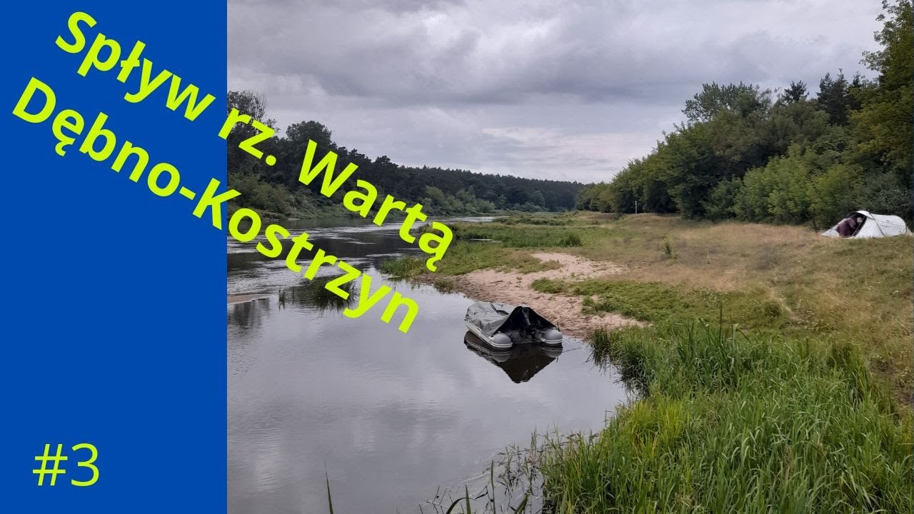 Spływ Wartą do Odry , Owińska- Oborniki , klenie na chlebek. Suzuki dt 9.9