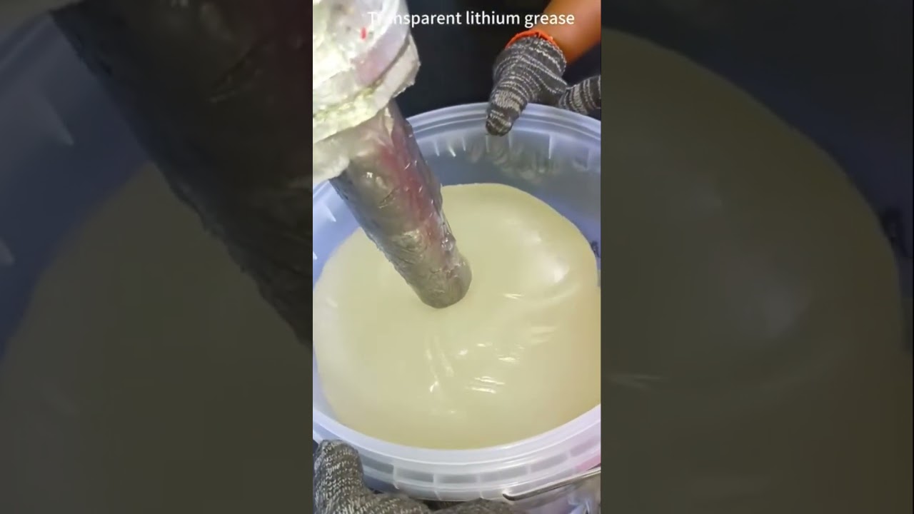 Transparent lithium grease is a lubricating substance made from lithium soap and a mineral oil base.