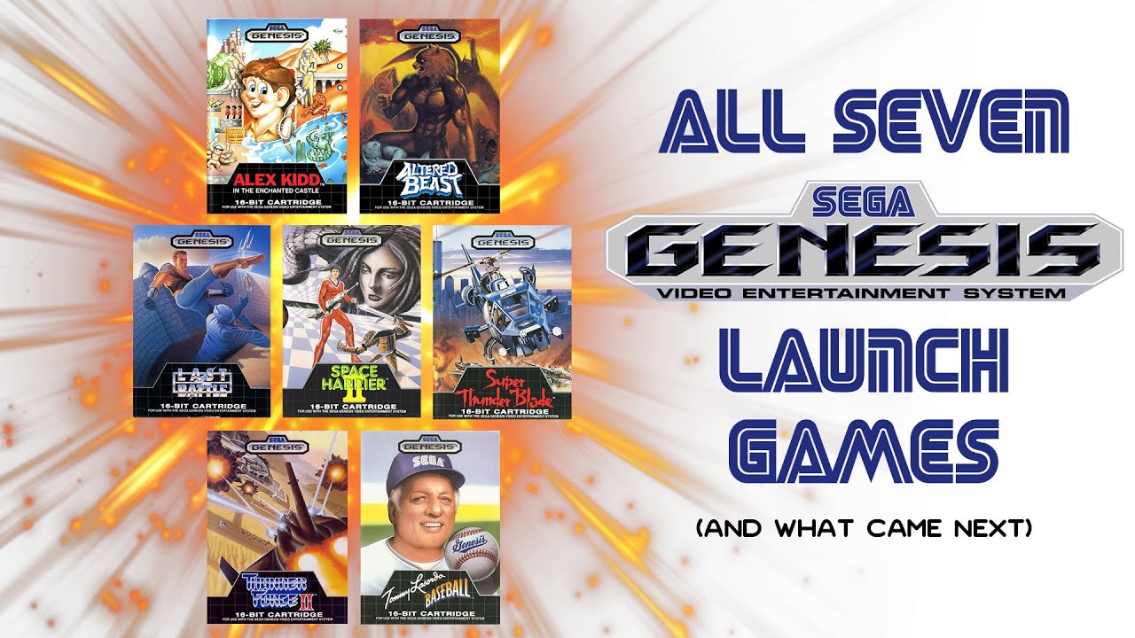 A Look at All 7 Sega Genesis Launch Games