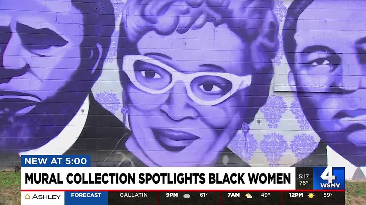 Nashville artist spotlights Black women with mural