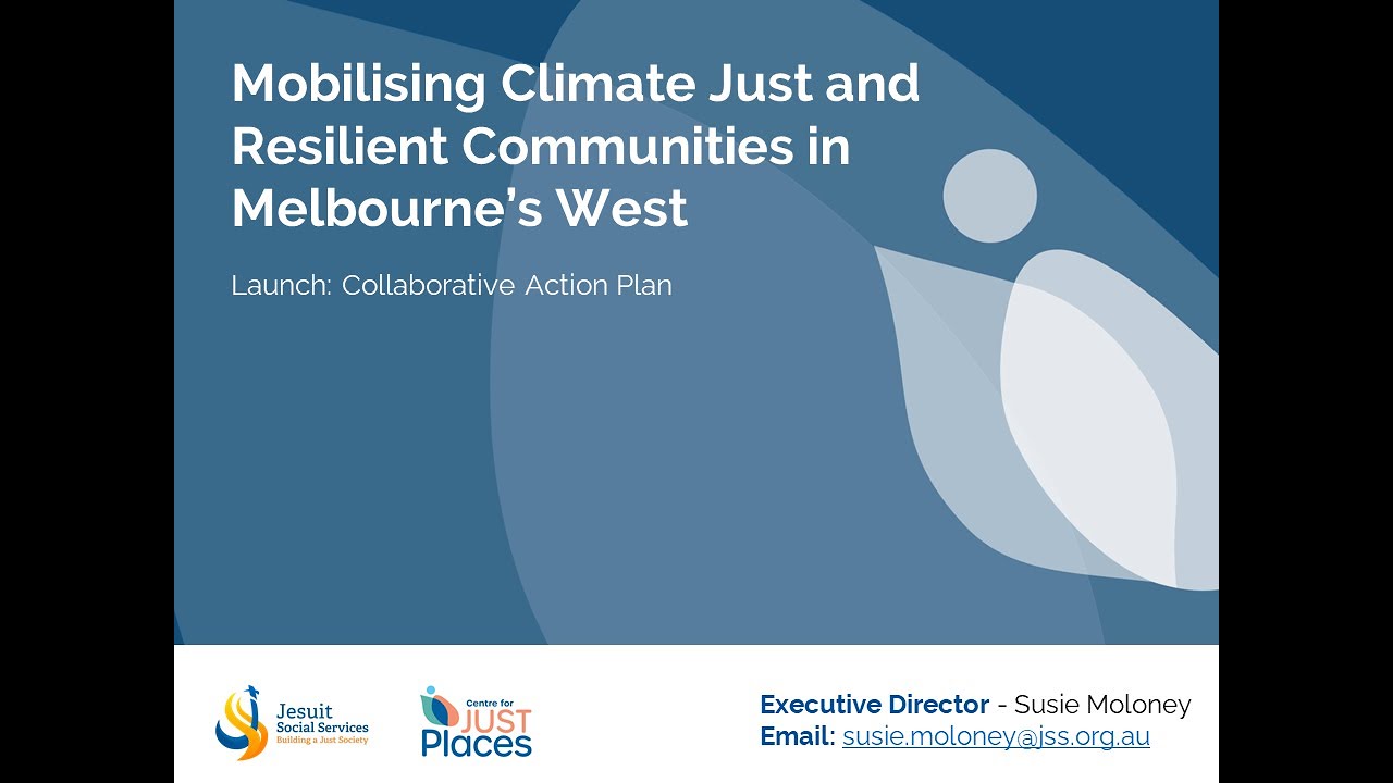 Collaborative Action Plan launch webinar – Centre for Just Places
