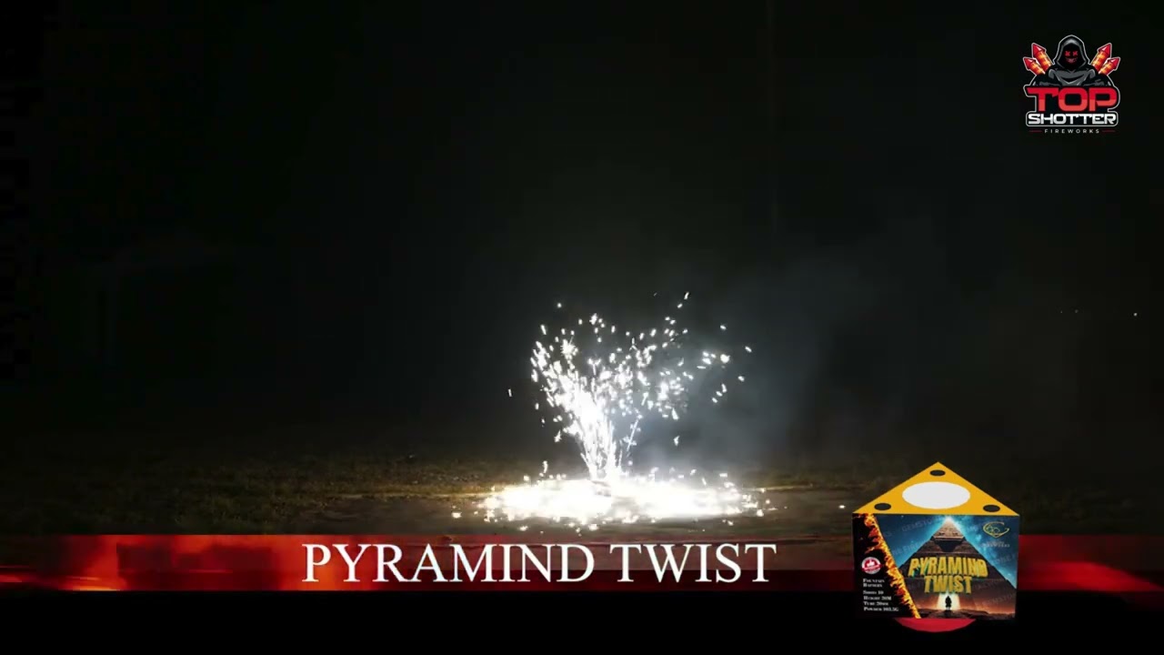 PYRAMIND TWIST BY GEMSTONE FIREWORKS | NEW FOR 2025