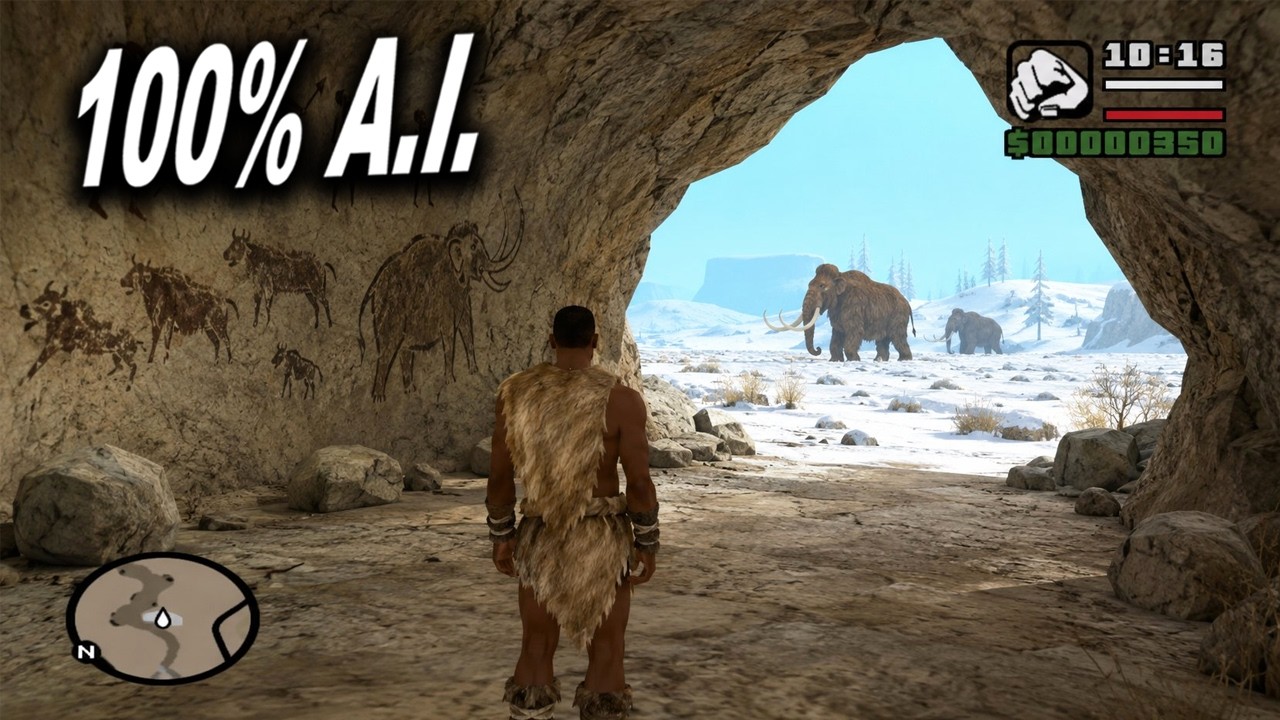 Grand Theft Auto: Every Era in History (A.I. Video)