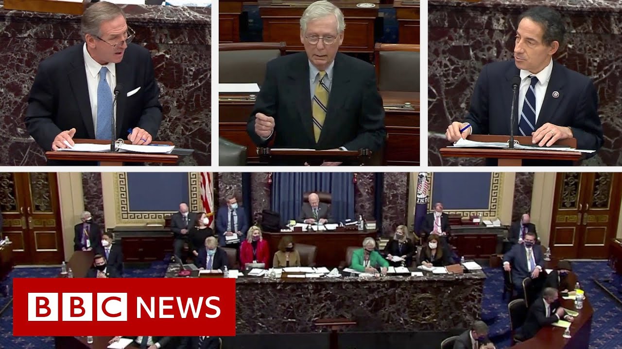 Donald Trump impeachment: The debate that led to acquittal - BBC News