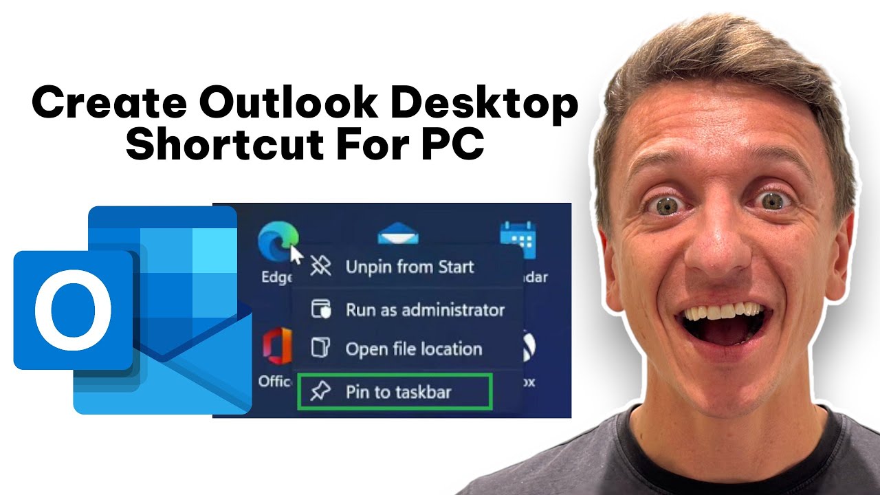 How To Create Outlook Desktop Shortcut For PC In Outlook (Quick And Easy Guide)