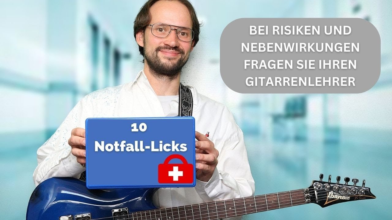 10 coole Gitarren Licks - erste Hilfe für dein Solo