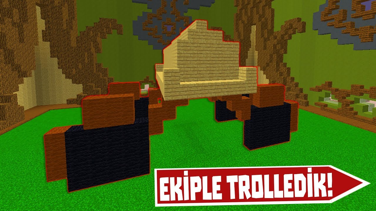 EKİPLE TROLLEDİK! - Minecraft Build Battle