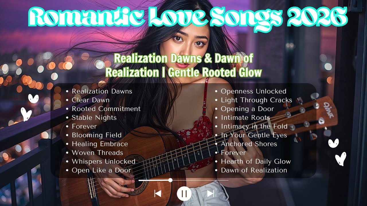Romantic Love Songs 2026 | Realization Dawns & Dawn of Realization | Gentle Rooted Glow