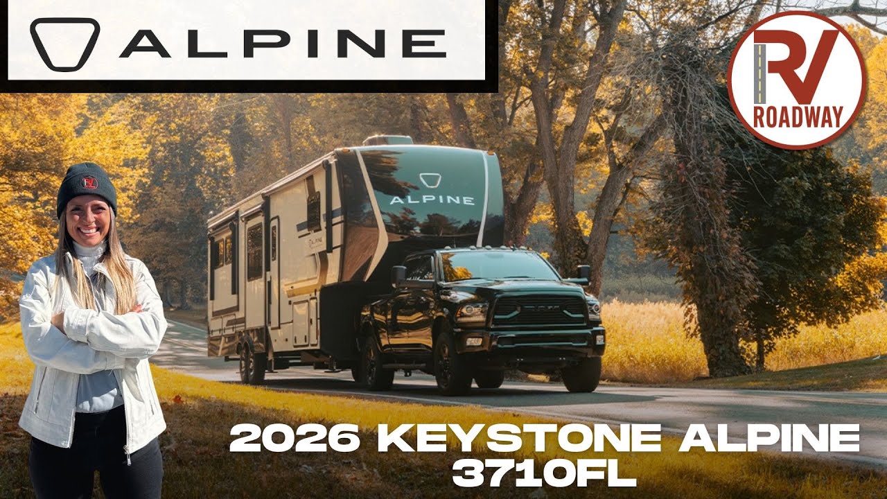 🎉 Новинка! 🎉 Совершенно новый автодом Keystone RV Alpine 3710FL 2026 года выпуска с передней гост...