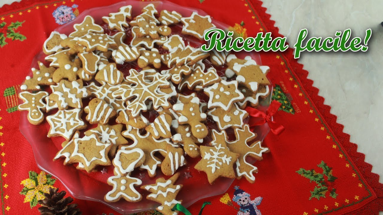 BISCOTTI PAN DI ZENZERO e CANNELLA! - Ricetta Facile (Dolci Per Natale)