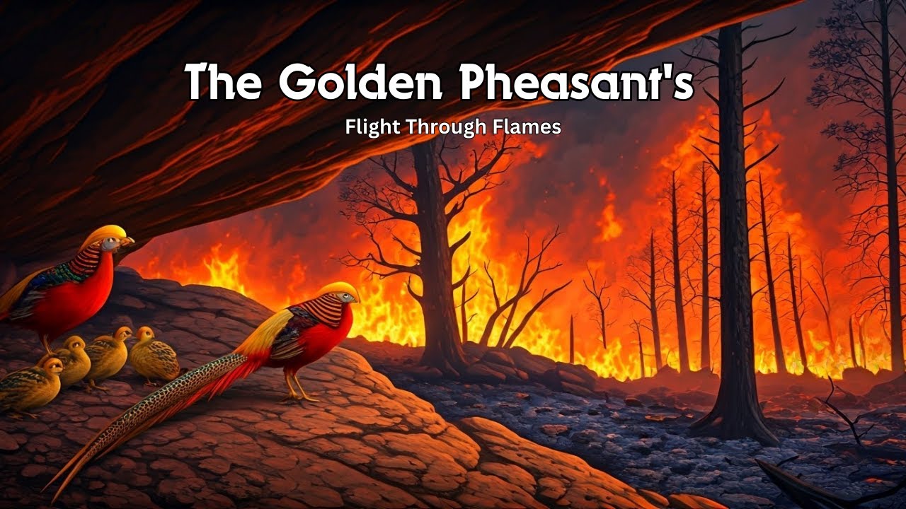 The Golden Pheasant's Flight Through Flames: A Story of Determination