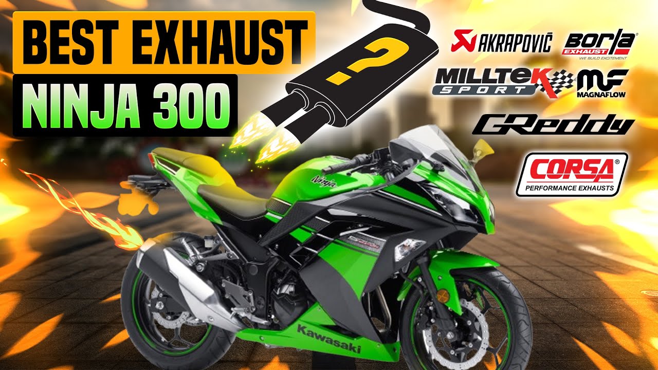 Kawasaki Ninja 300 Exhaust Sound 🔥 Review,Upgrade,Mods,Modified,Flyby,Akrapovic,SCProject,Arrow +