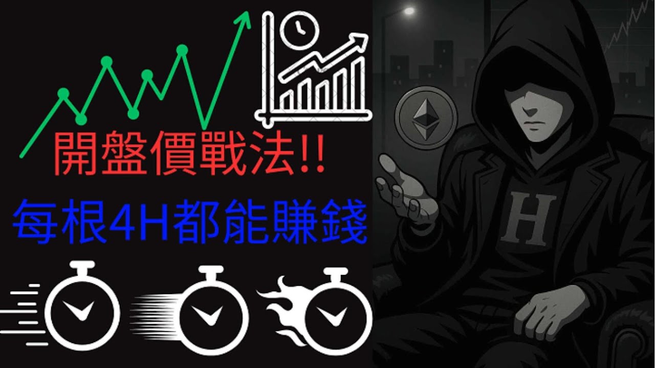 【实盘讲解】开盘价战法！  ！  🔥让你每个KillZones或每根4h都能获利🔥SMC策略/SNR策略/交易新手必看