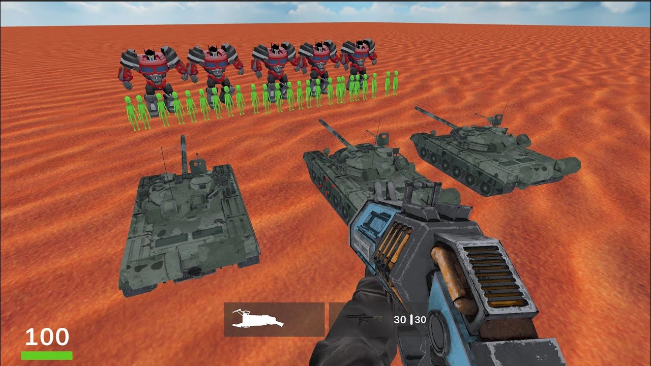 Sandbox battle simulator Akarau Multiplayer online & offline io & car games Gameplay