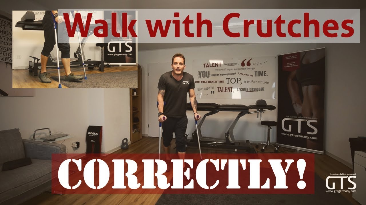 How to Use Crutches: No More Numb Arms & Low Back Pain!