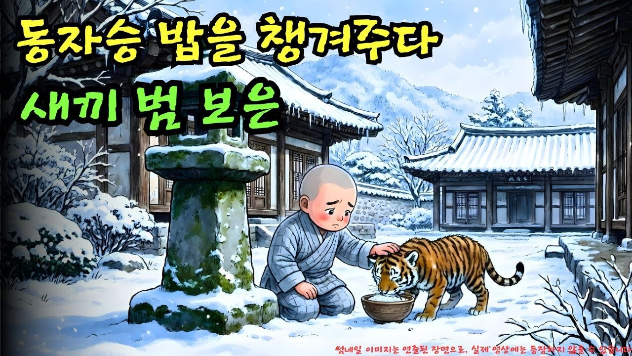 👉 굶는 벌을 받으면서도 새끼 범에게 밥을 챙겨준 동자승… 그날 밤, 그는 왜 호랑이 등에 업혀 ‘극락정토’로 향하게 되었을까? | 야담 |옛날이야기 |민담 |전설 | 설화