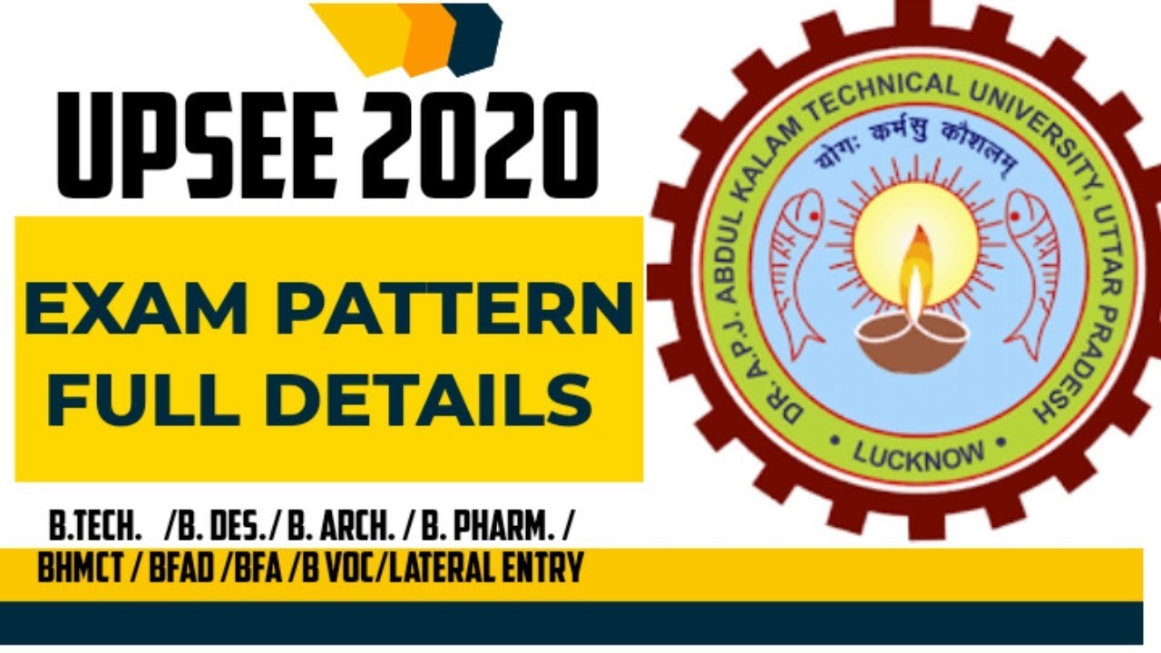 Upsee exam pattern || uptu exam pattern 2020 || UPSEE / UPTU