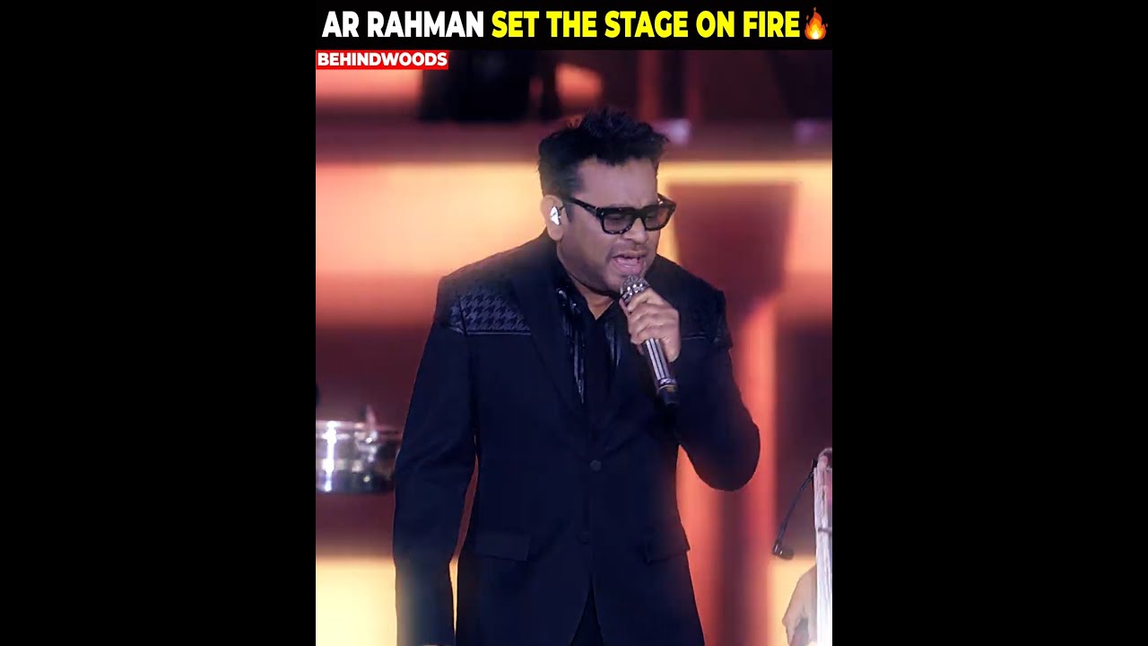 மூச்சு விடாம பாடிய AR Rahman 🥶🔥 A Goosebumps Overloaded Performance ❤️⚡
