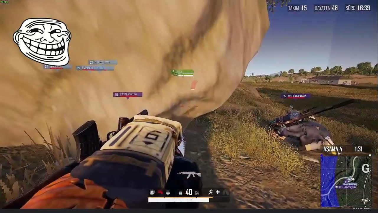 byWeezy 3v4 PUBG on Steam ~ FULL ACTION FUNNY EDIT