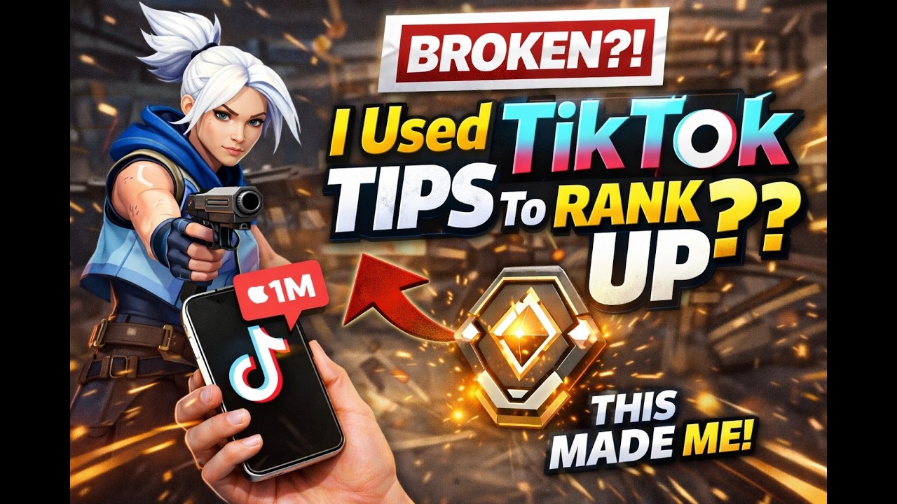 I Tried VIRAL TikTok Valorant Tips… They Actually Ranked Me Up?!