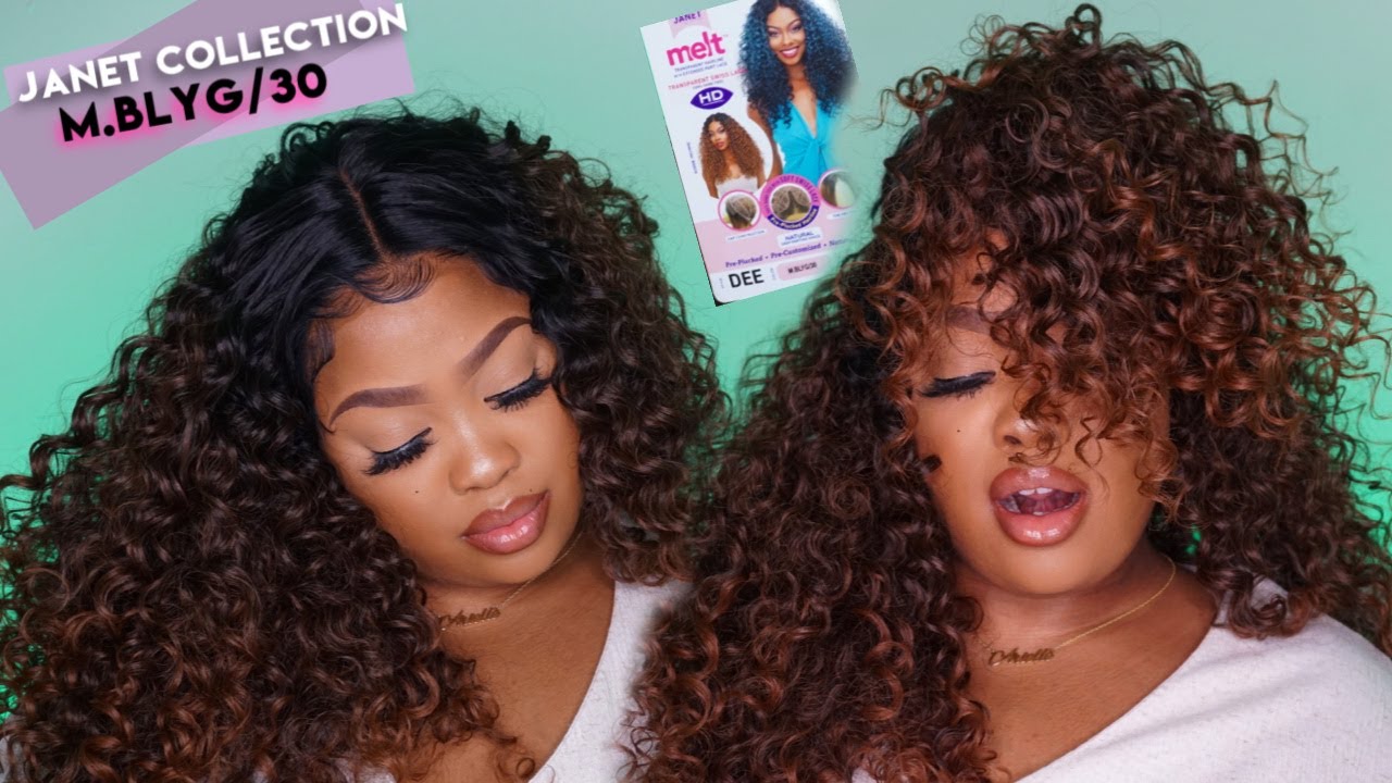 Best Curly Synthetic HD Lace Front Glueless Wig | UNDER $35 | Janet Collection Dee