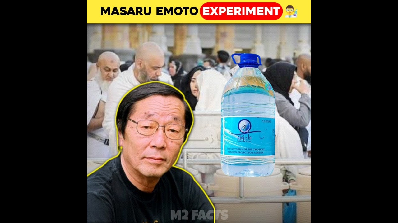 Japanese Scientist Discovered an Unique Crystal in Zamzam 💦 | Masaru Emoto 👨&zwj;🔬 | #shortsfeed #short