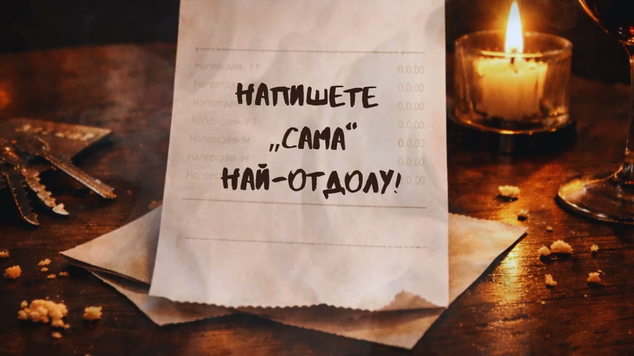 СМЕТКАТА, МОЛЯ!