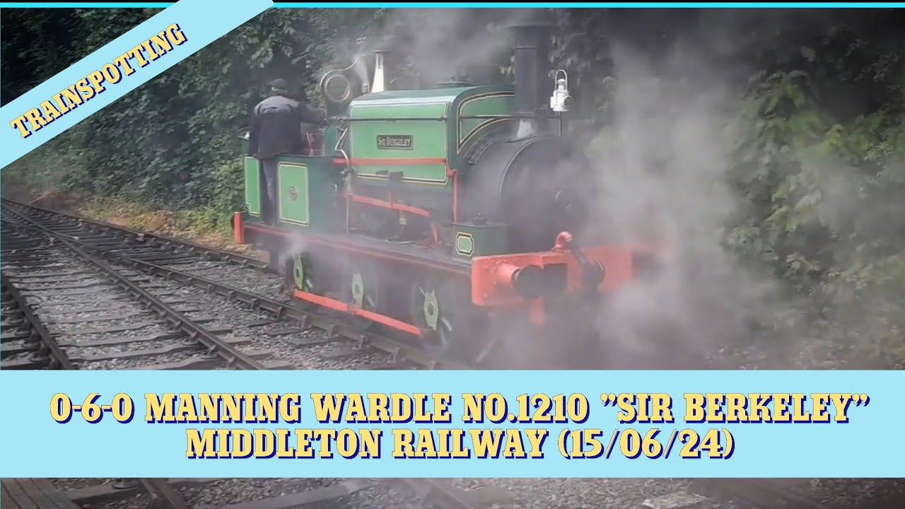 0-6-0 Manning-Wardle No.1210 &lsquo;Sir Berkeley&rsquo; - Middleton Railway (15/6)