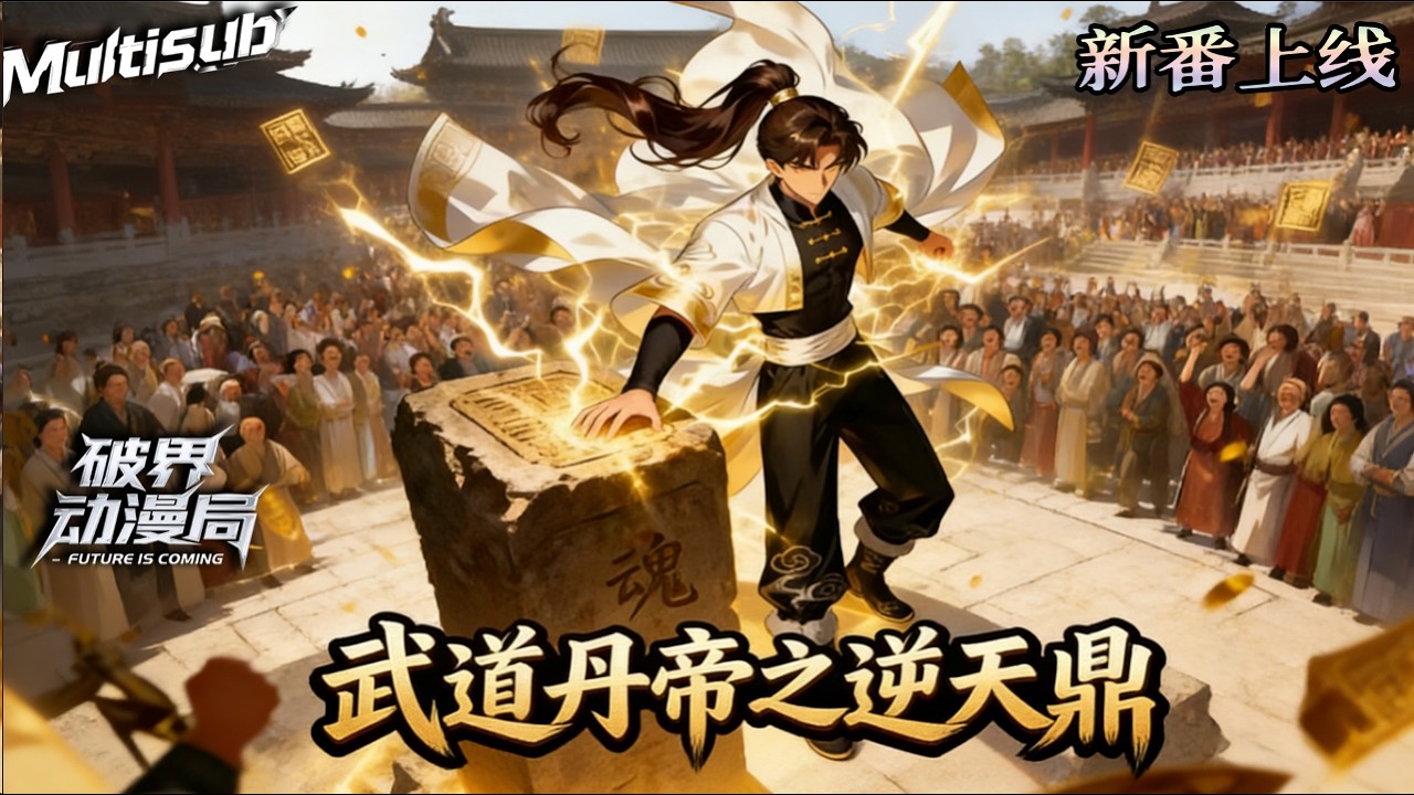 Multi sub（完结新番）💥💥💥拘灵三千界：在这个妖魔横行的乱世，我只信钱！加钱，天帝老儿我也给你拉下马！《武道丹帝之逆天鼎》#次元动漫  #破界 #動漫