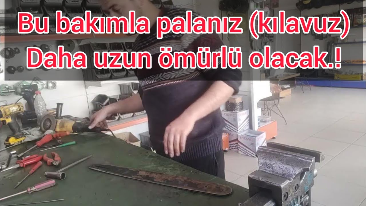 motorlu testere pala bakımı nasıl yapılır? bu bakımla palanız uzun ömürlü olacak.!