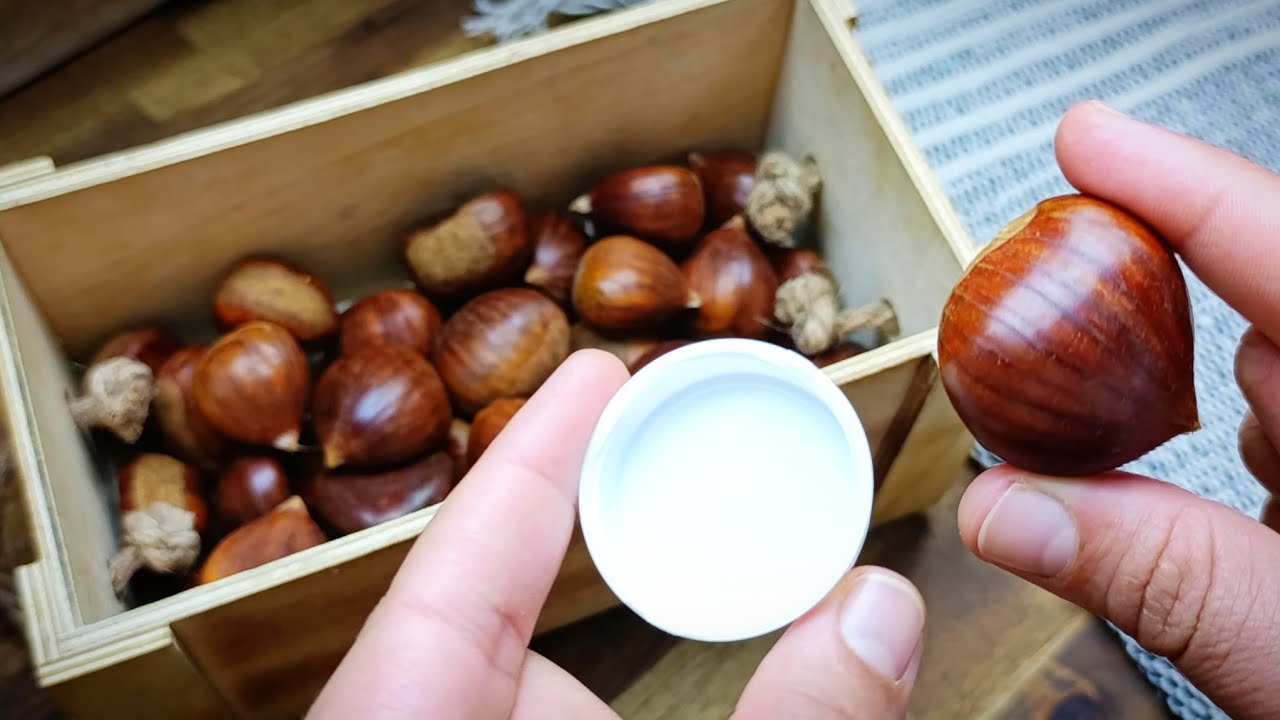 &iexcl;De esta forma!&iexcl; las casta&ntilde;as  perfectas! poca gente conoce este truco/sin horno/al estilo coreano