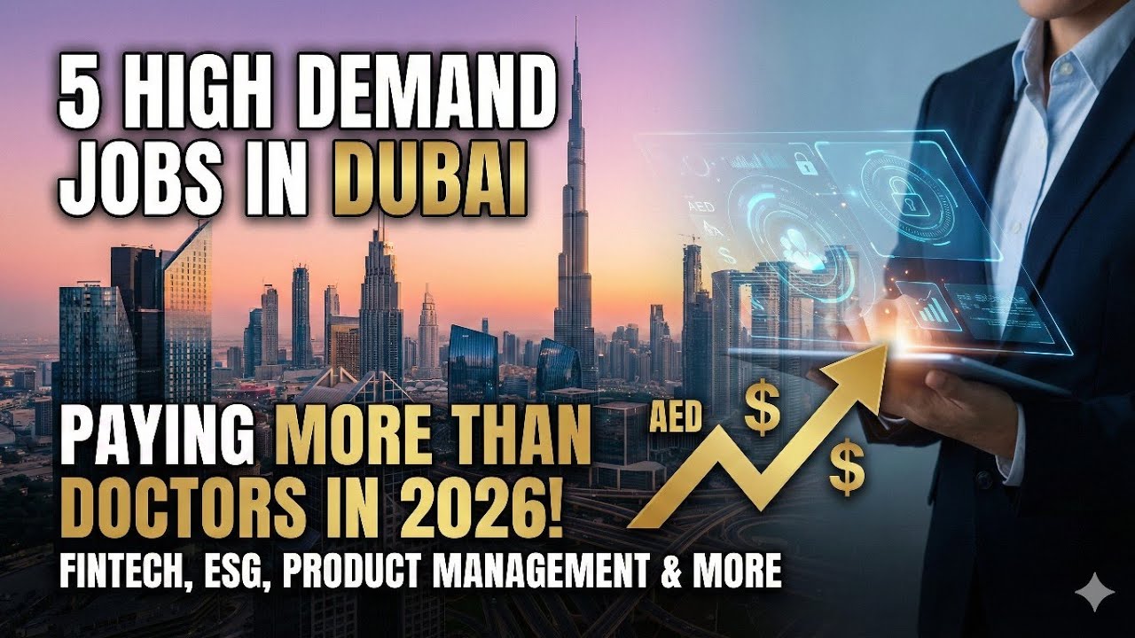 ​5 High-Demand Dubai Jobs in 2026: Earn More Than Doctors! (Tax-Free 🇦🇪)