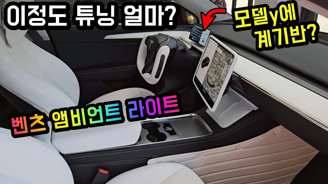 테슬라 순정 타면 바보? 이 가격에 이정도 튜닝 가능하다고? 대박!