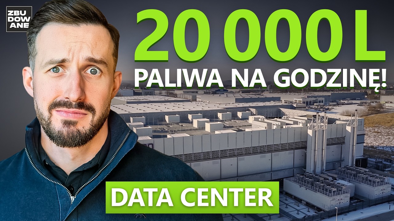 Data center chronione przez ogromne agregaty prądu! #Zbudowane