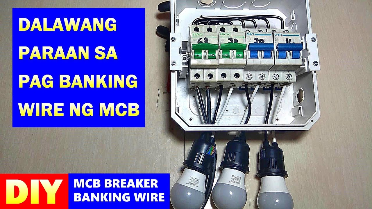 PAANO MAG INSTALL SA MCB KUNG WALANG BUS BAR