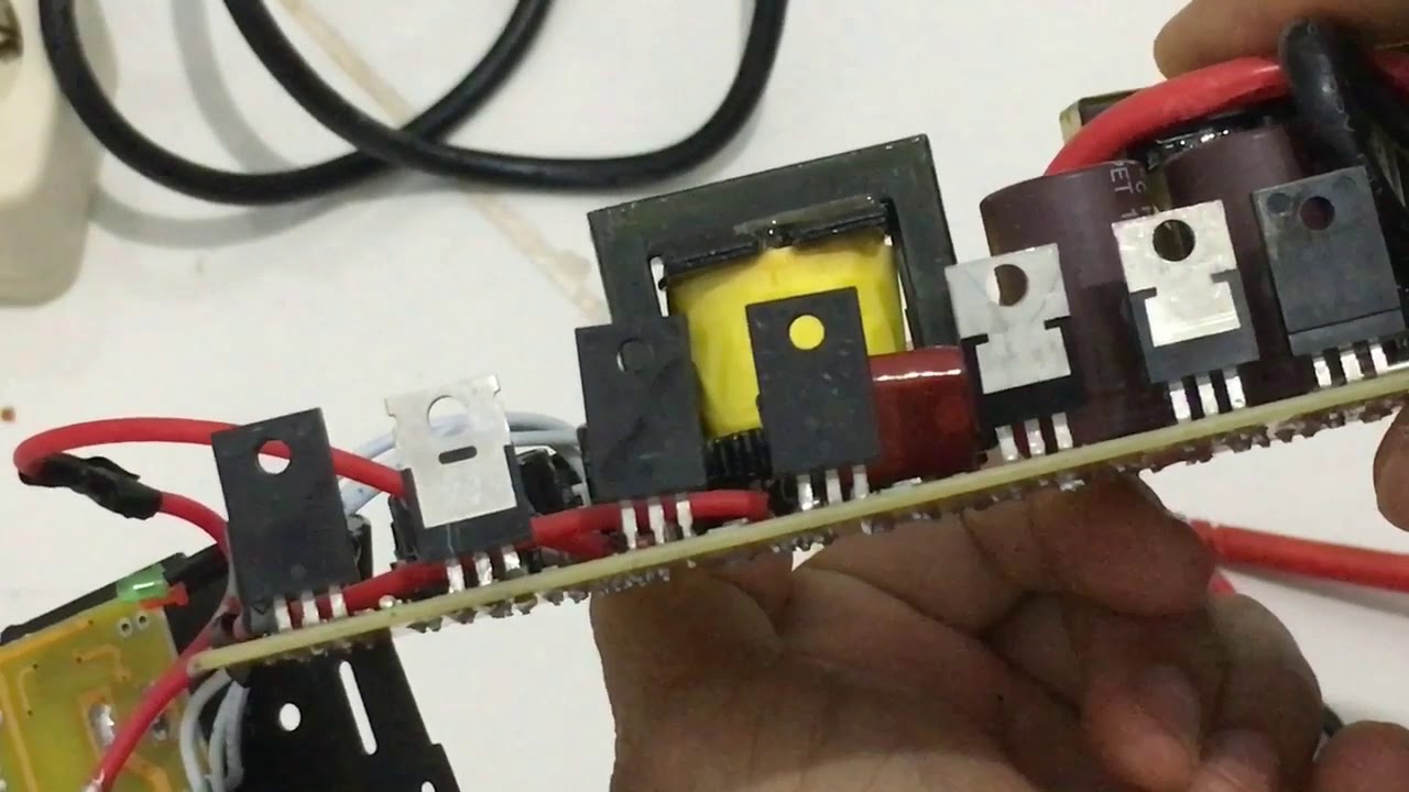 Cara memperbaiki inverter 1000 watt fault menyala