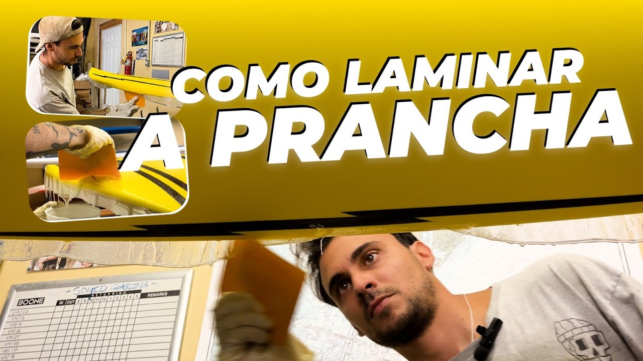 Como LAMINAR uma prancha com resina EPOXY