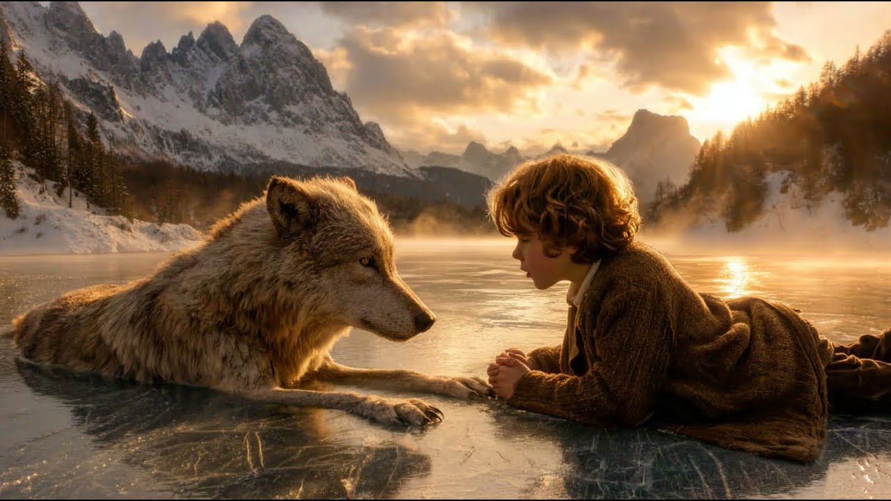 Er fand einen Wolf im Eis gefangen und befreite ihn – er konnte nicht ahnen, was am nächsten Tag ges