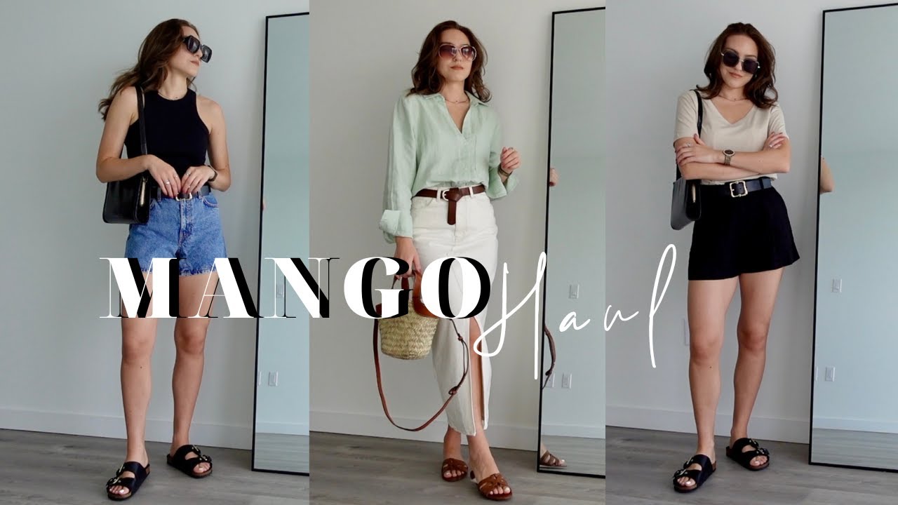 Mango [Basics] Haul 2023 | Spring Summer Try On & Styling Haul