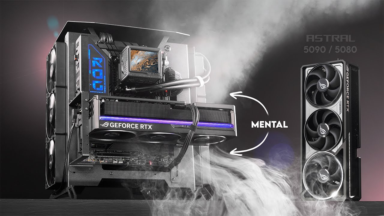 Airflow Visualised: ASUS ROG ASTRAL RTX 5090 / 5080 | Quad Fan GPU Cooling