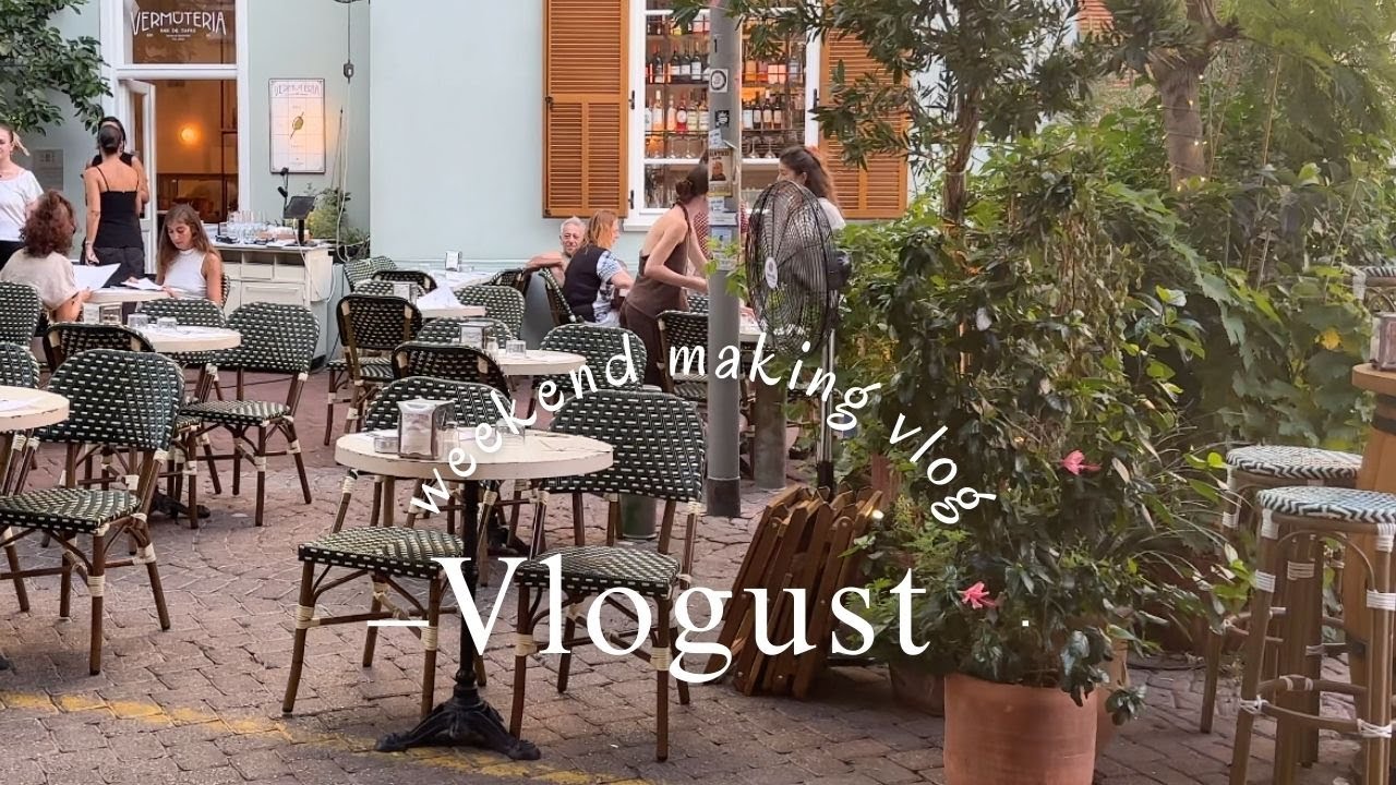 Vlogust Ep.12 - Tapas bar dinner in Tel Aviv, a new Bed & Cozy Knits | Weekend Fun & Sourdough Buns!