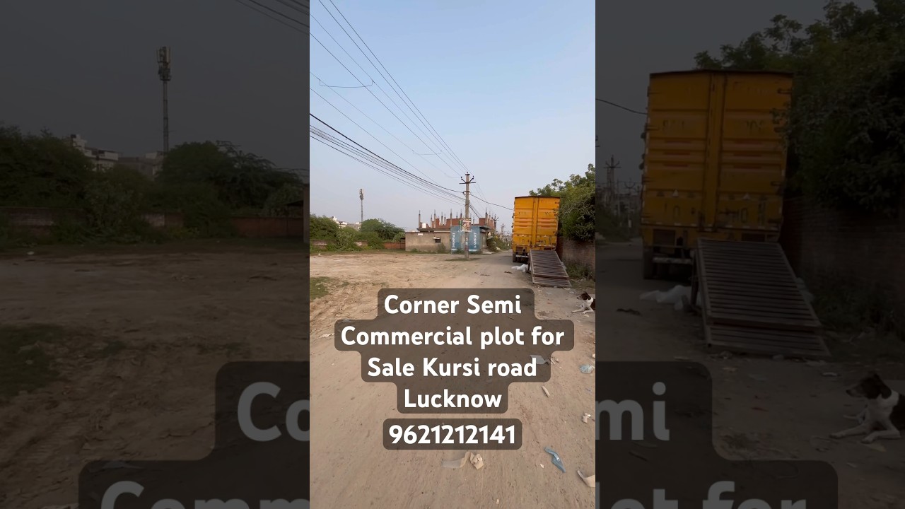 Semi Commercial plot for Sale in Kursi Road Lucknow @ 3000/- rate