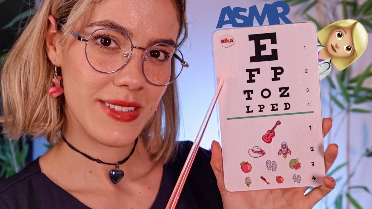 ASMR ROLEPLAY | Exame de Vista Completo 👩🏼‍⚕️🌙 Personal Attention