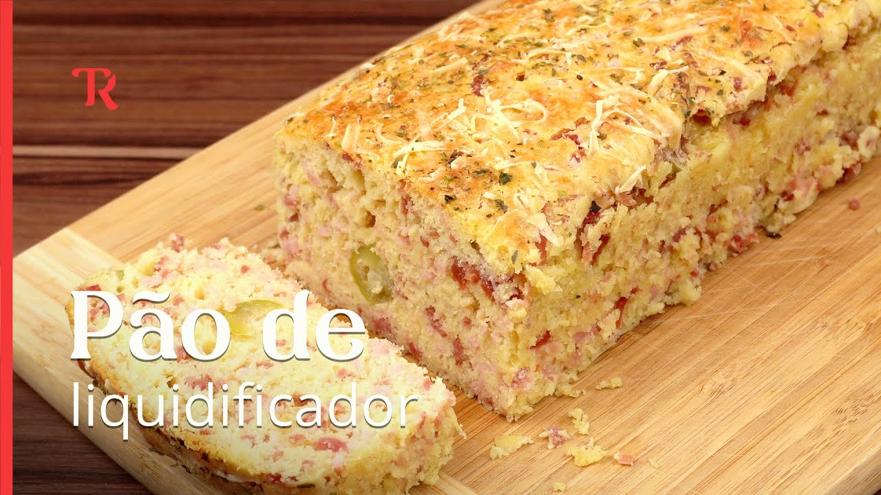 Você precisa fazer esse pão de liquidificador recheado, não precisa nem sovar!