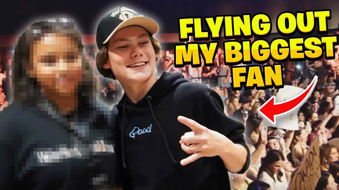 I FLEW OUT MY BIGGEST FAN AND SURPRISED HER