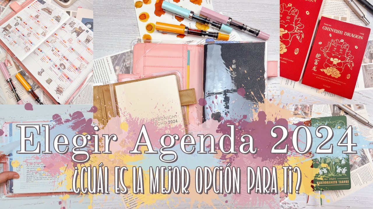 ELIGE TU AGENDA PARA 2024 | ¡Empieza el año PLANIFICANDO! | ¿Cuál ES LA MEJOR?