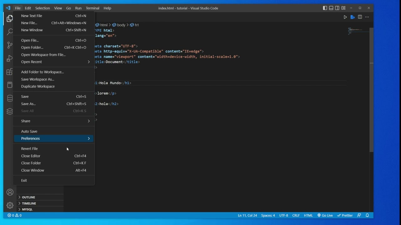 como GUARDAR CAMBIOS en visual studio code 🚀